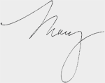 Mary's Signature